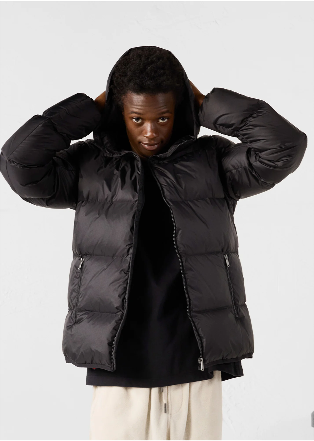 Doudoune grand froid à capuche JAVA JOTT – Marine, Kaki & Noir