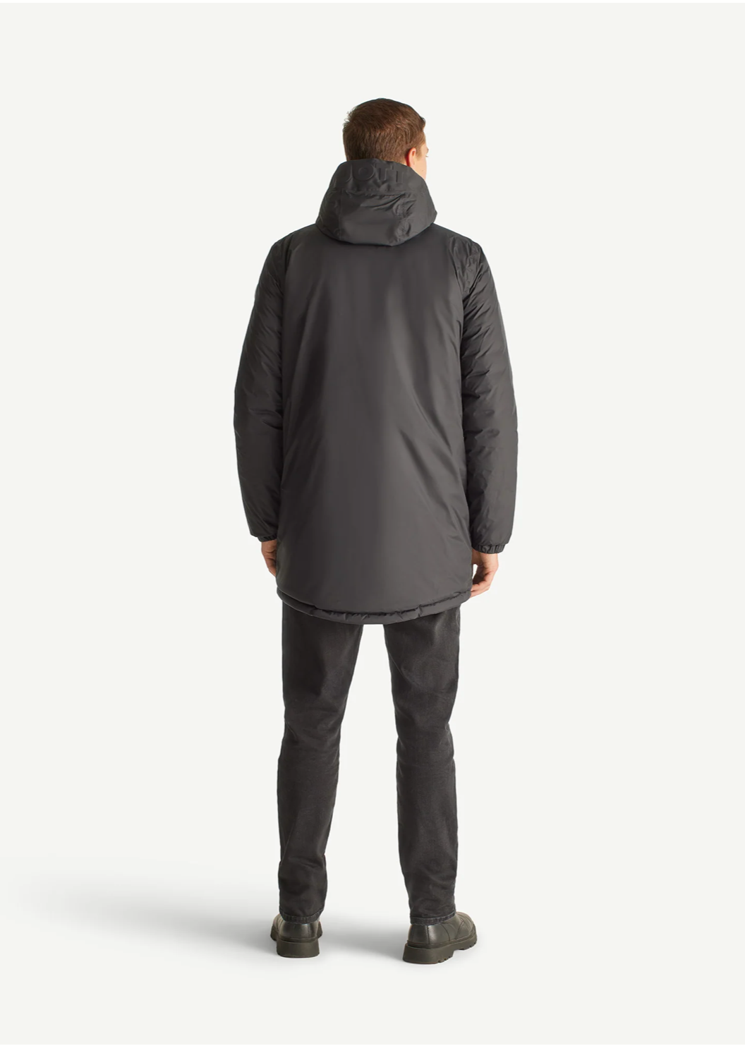 Doudoune longue réversible noire à capuche AMSTERDAM 2.0 homme – JOTT
