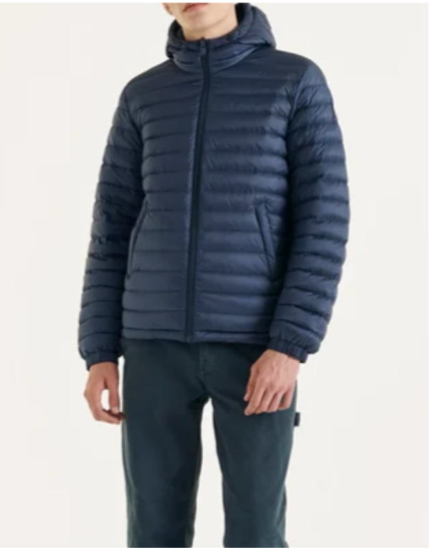Doudoune homme BERGEN 2.0 marine JOTT portée look casual