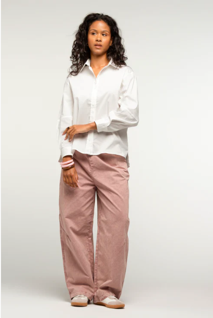 Chemise coupe Droite Daria broderie "Je t'adore" - Adoré Paris