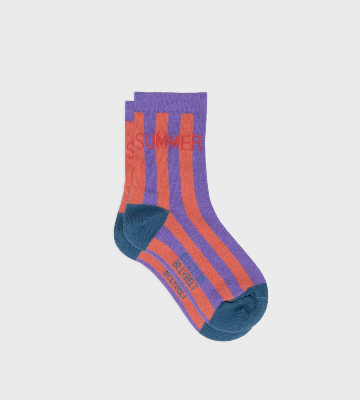 Chaussettes rayées femme en coton BIO – Plusieurs coloris tendance - BILLYBELT