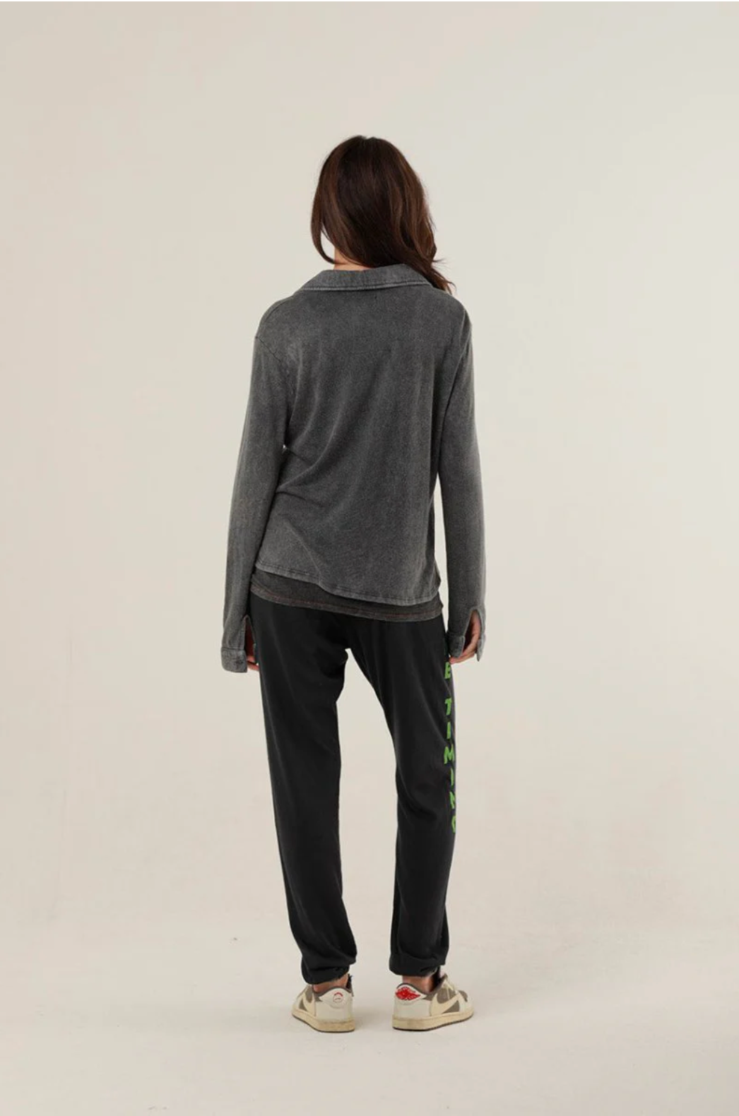 Chemise TESS en coton et modal coupe droite fluide - ONE TEE