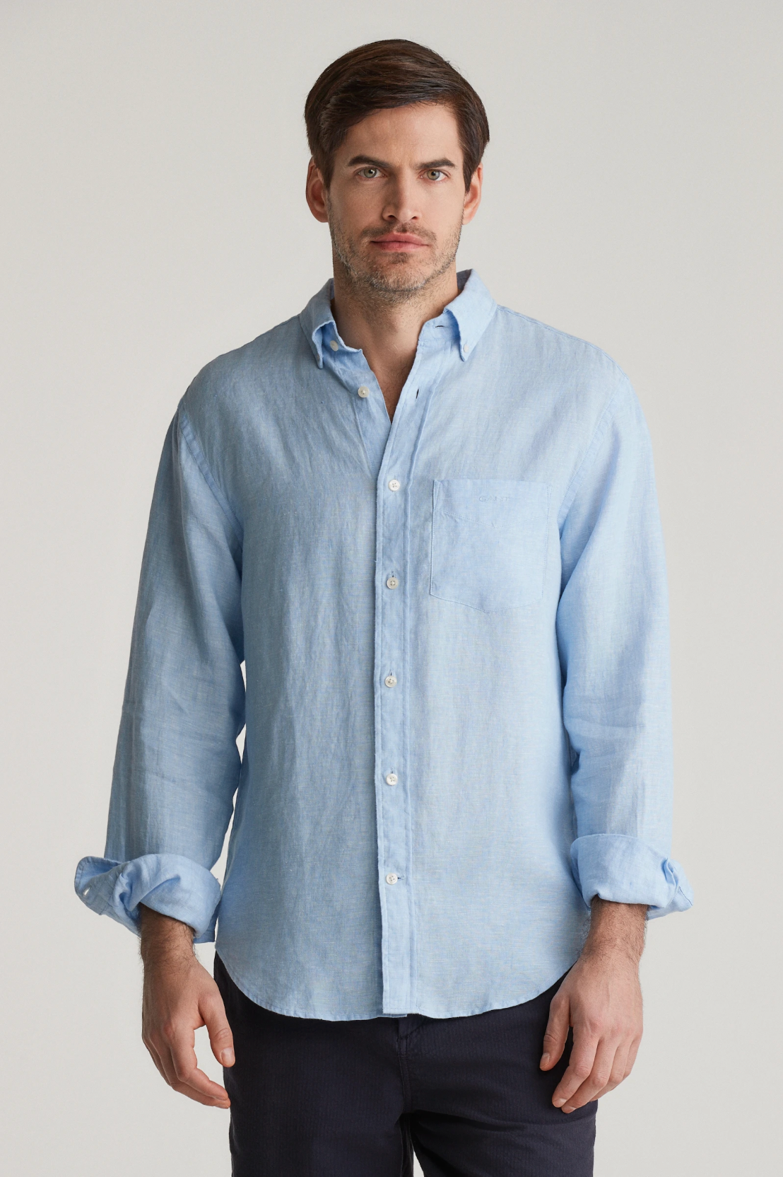 Chemise en lin homme unie légère et respirante – Plusieurs coloris - Gant