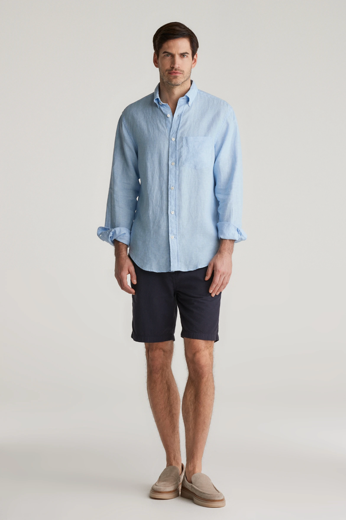 Chemise en lin homme unie légère et respirante – Plusieurs coloris - Gant