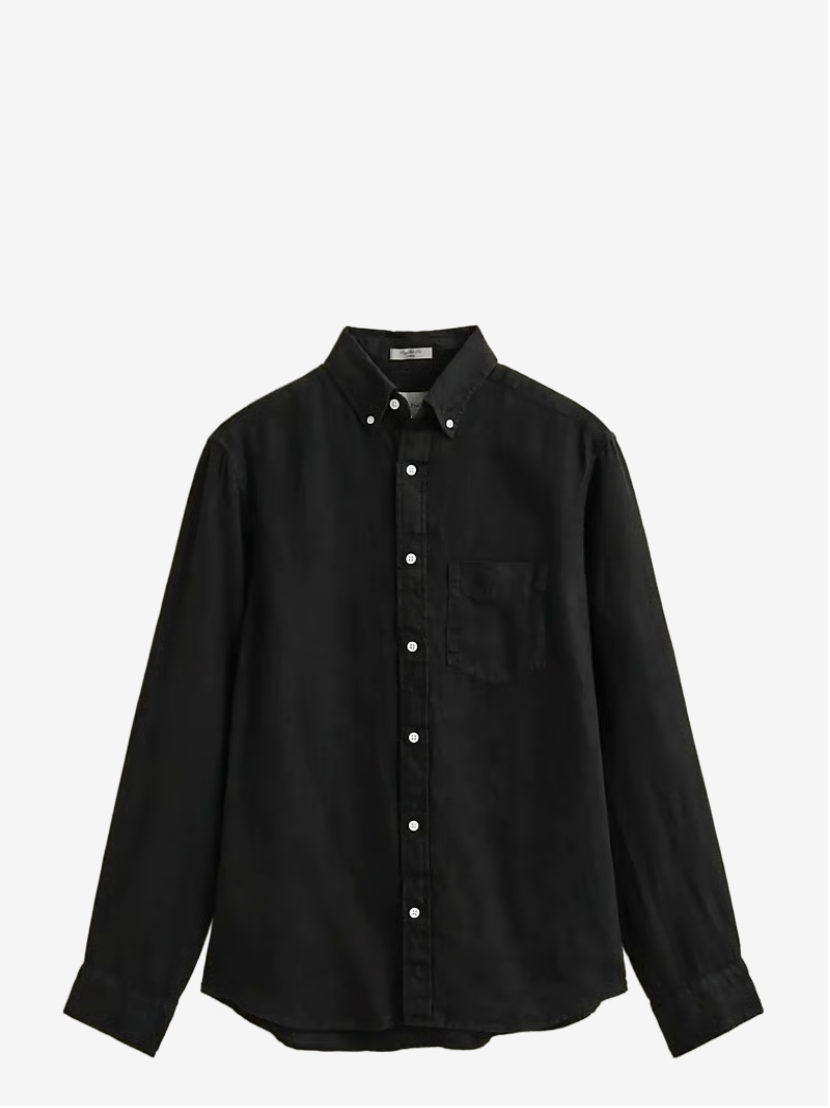 Chemise en lin teinté homme – légère et respirante – plusieurs coloris – Gant