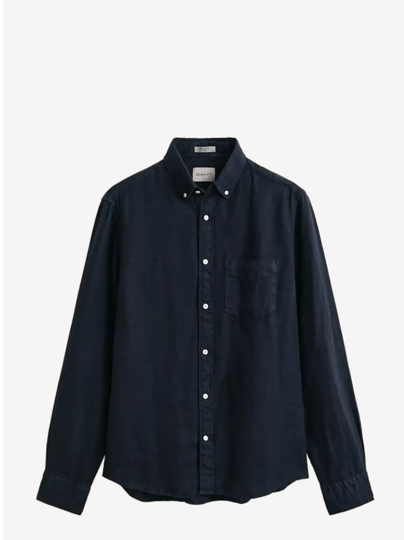 Chemise en lin teinté homme – légère et respirante – plusieurs coloris – Gant