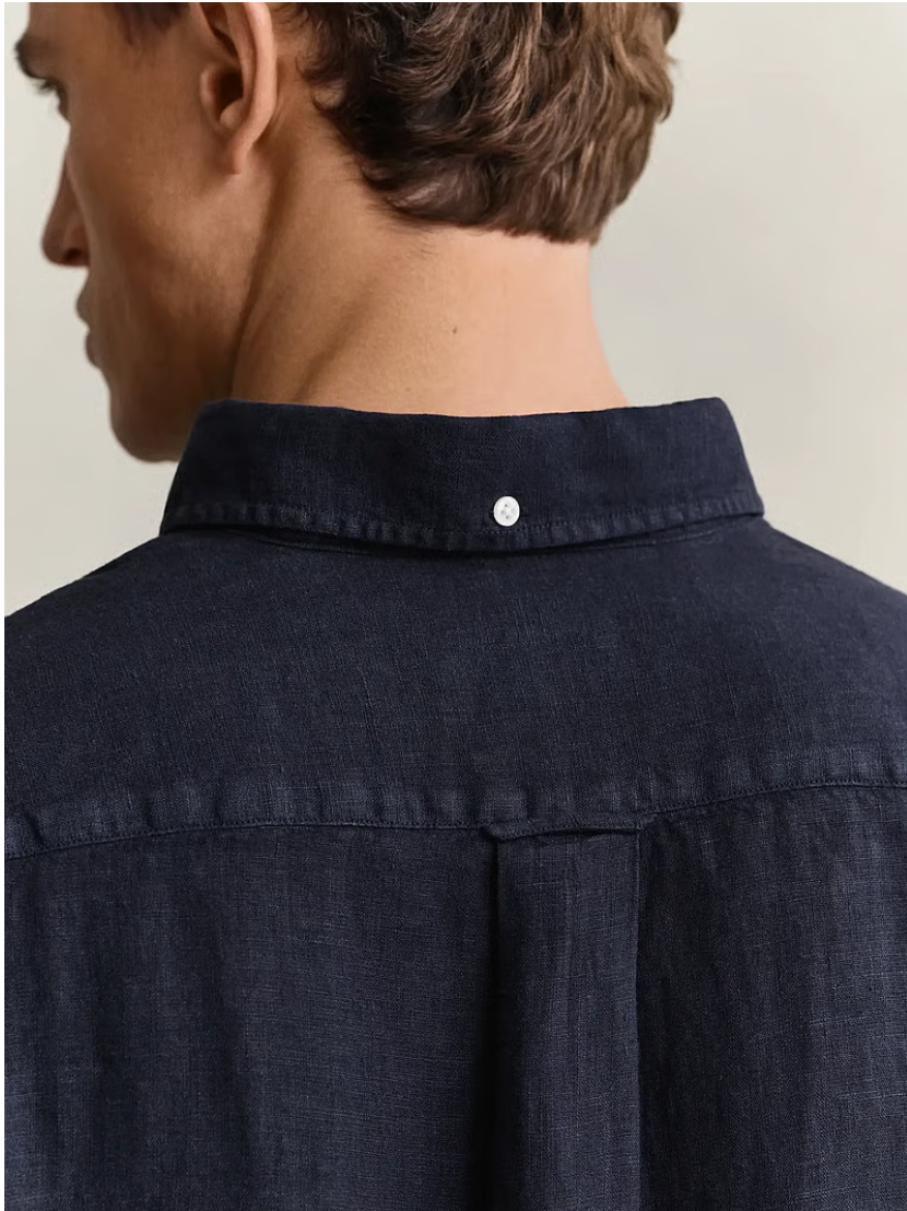 Chemise en lin teinté homme – légère et respirante – plusieurs coloris – Gant