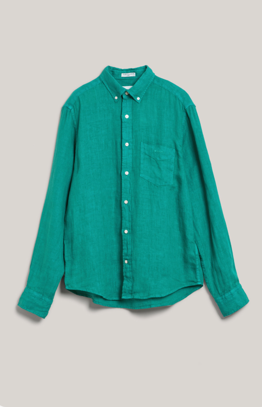 Chemise en lin teinté homme – légère et respirante – plusieurs coloris – Gant