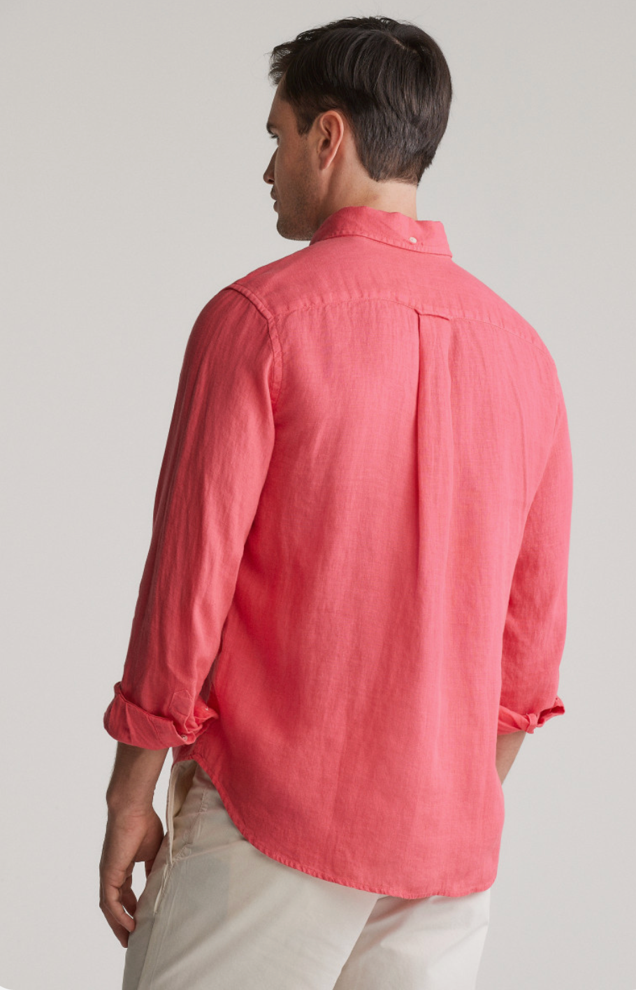Chemise en lin teinté homme – légère et respirante – plusieurs coloris – Gant