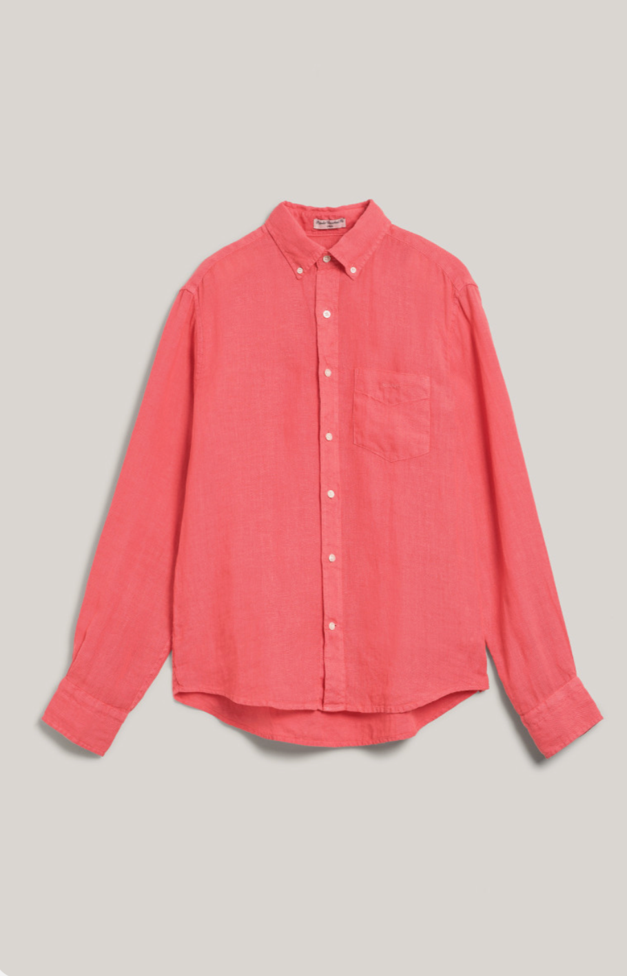 Chemise en lin teinté homme – légère et respirante – plusieurs coloris – Gant