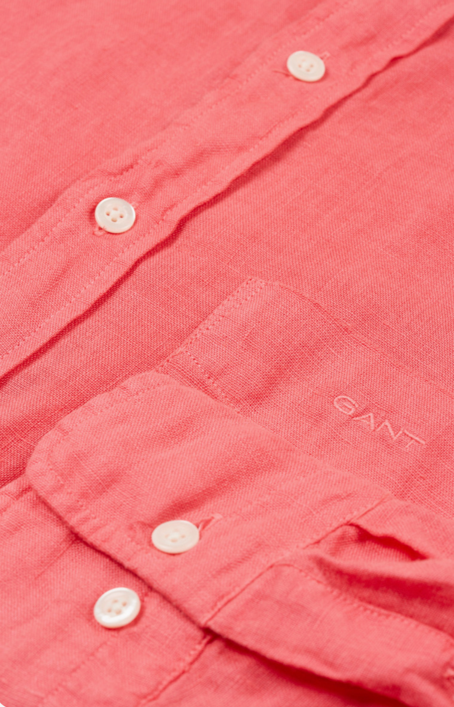 Chemise en lin teinté homme – légère et respirante – plusieurs coloris – Gant