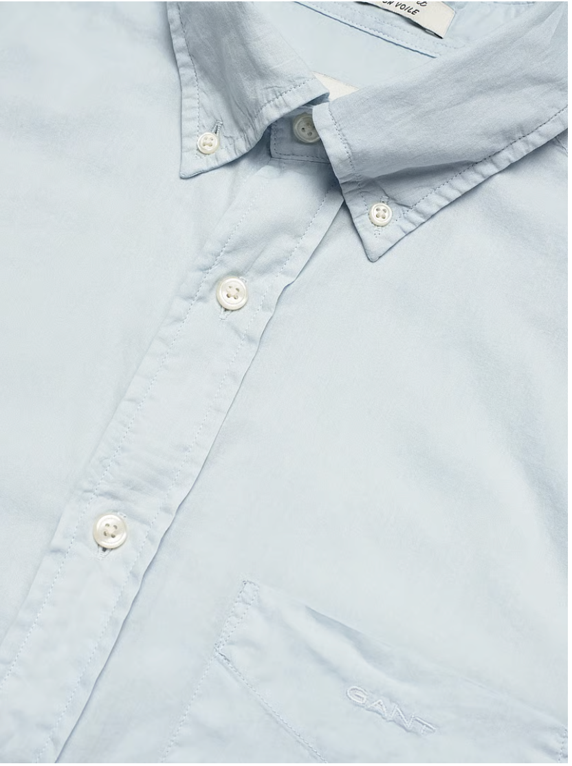 Chemise en voile de coton homme légère – plusieurs coloris - Gant