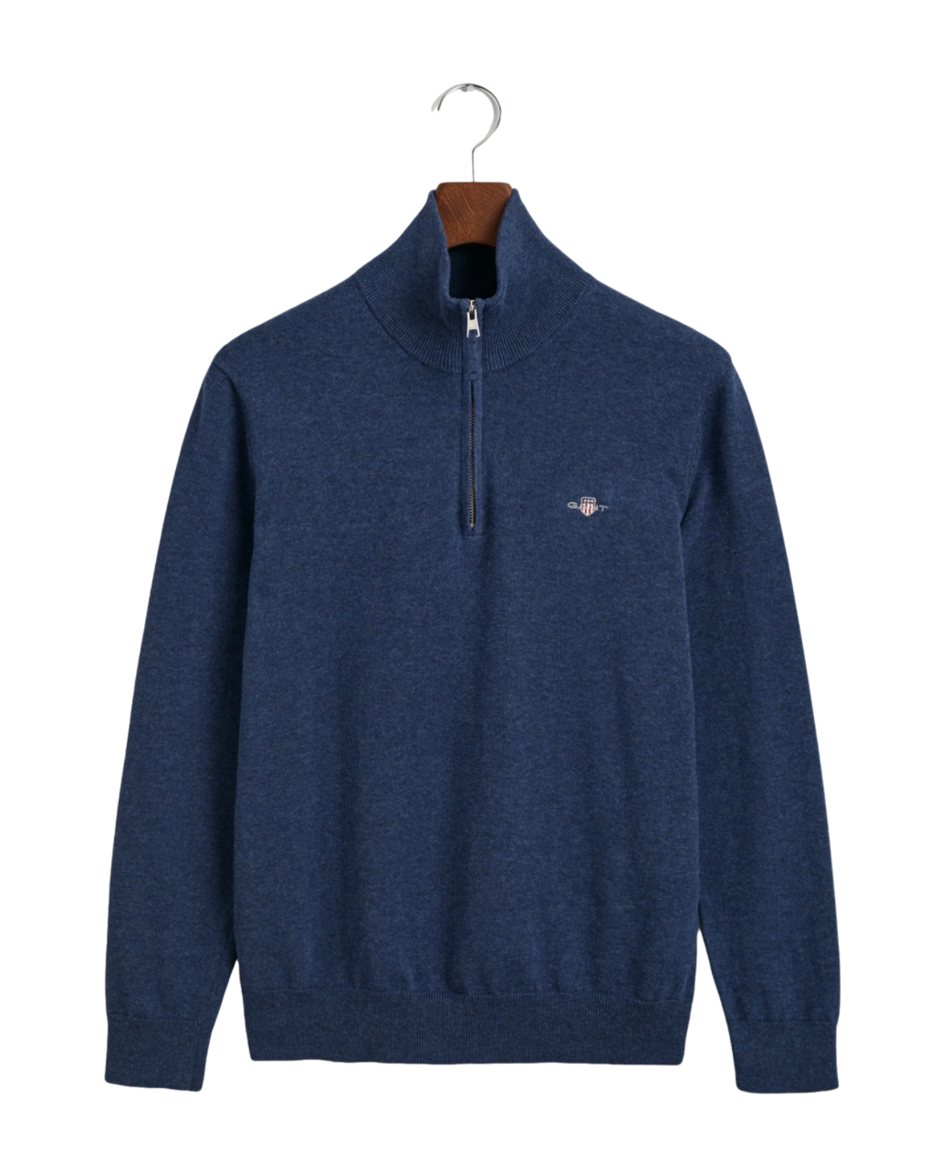 Pull homme 1/2 zip en coton – Confort premium et style casual chic – Gant