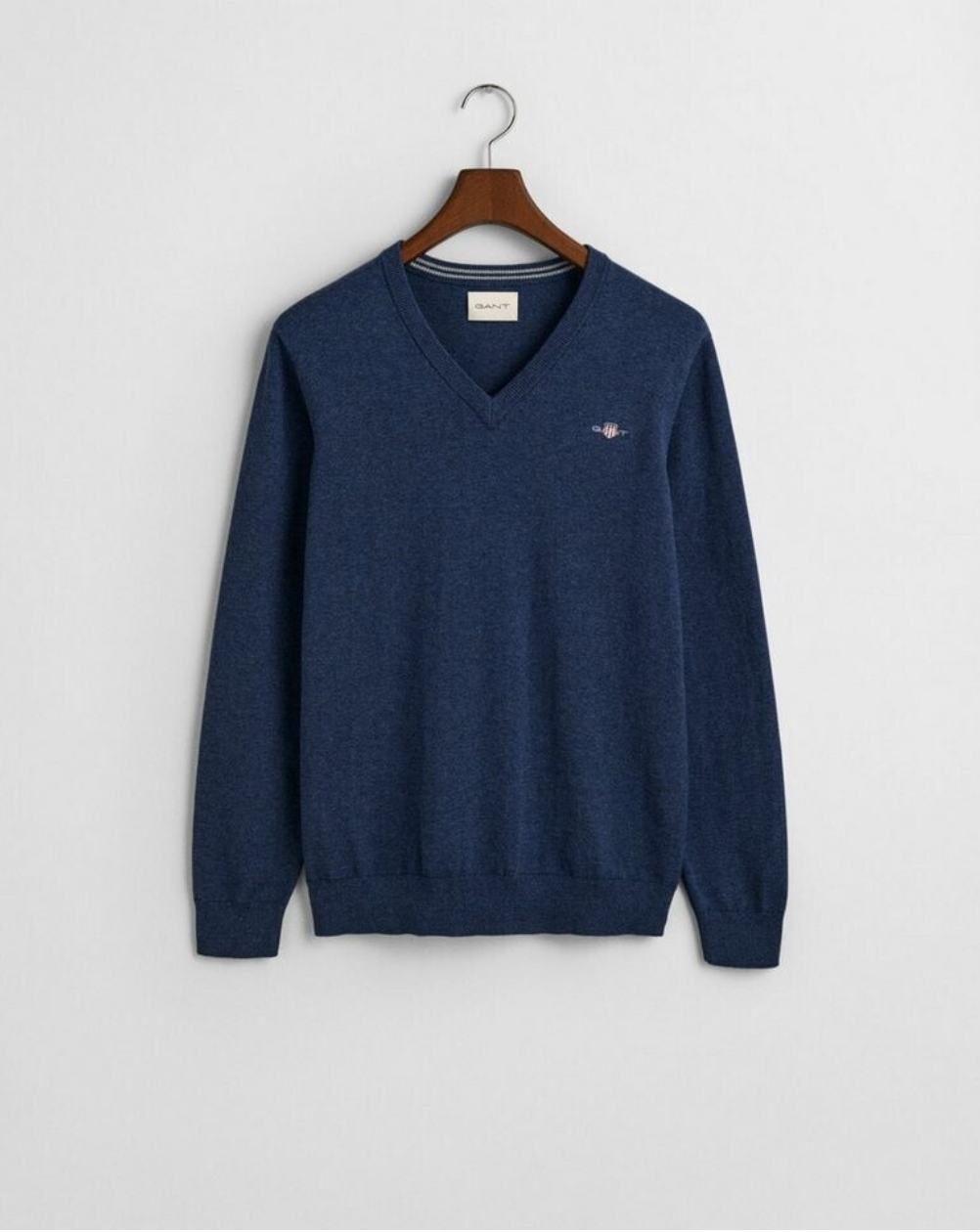 Pull en coton col en V homme élégant et confortable - Plusieurs coloris - Gant