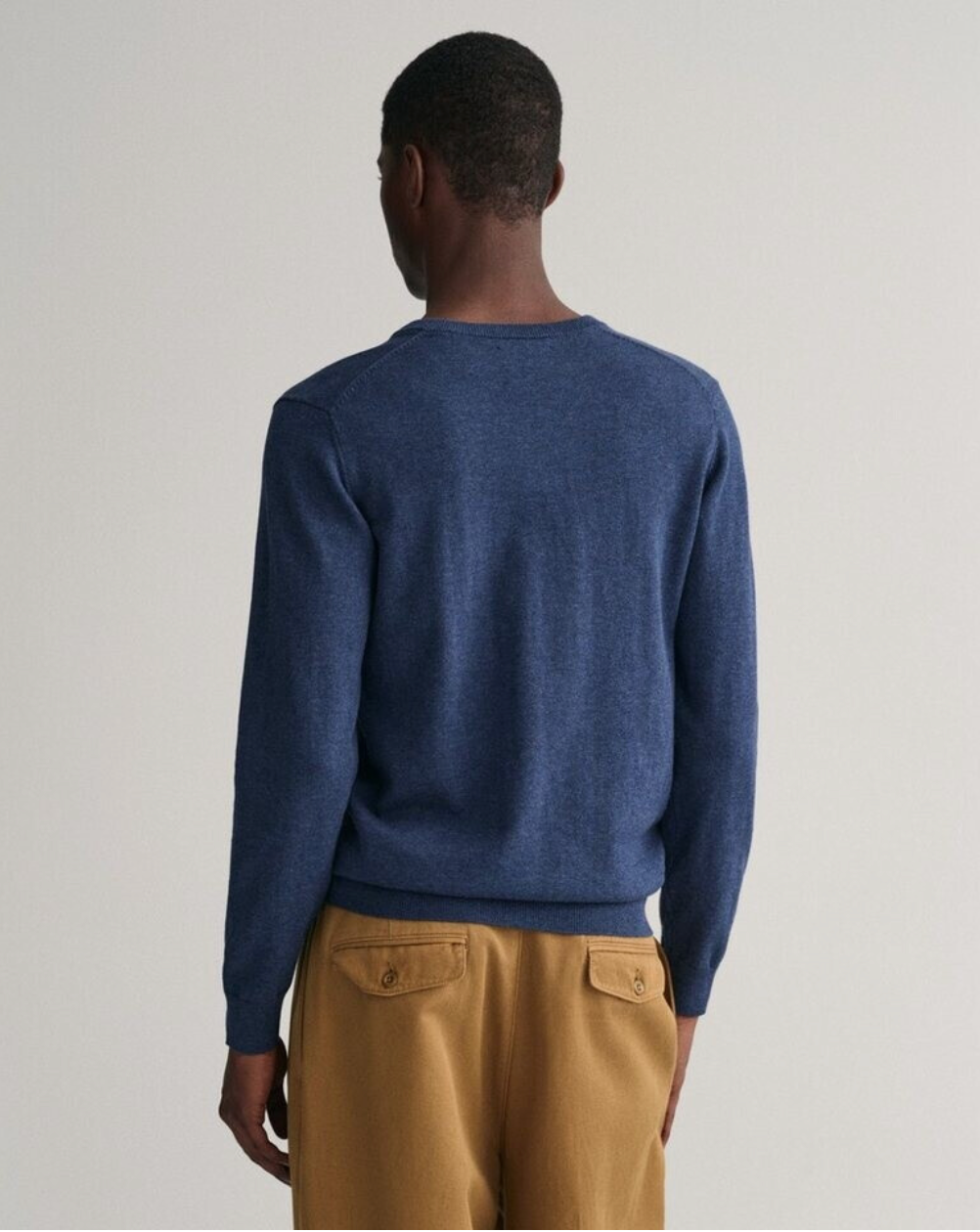 Pull en coton col en V homme élégant et confortable - Plusieurs coloris - Gant