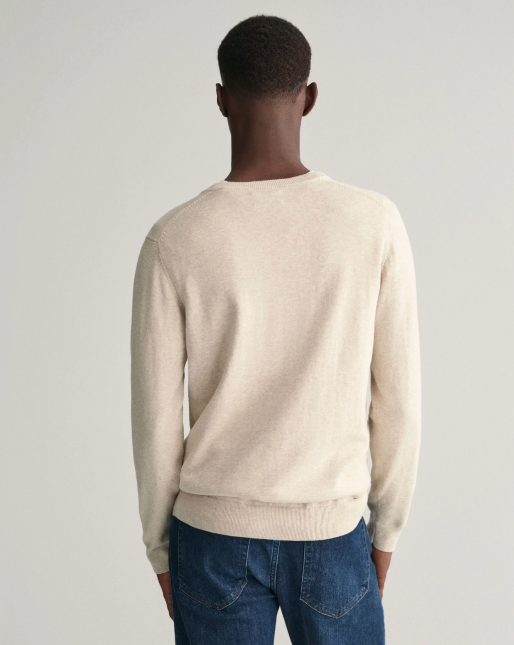 Pull en coton col en V homme élégant et confortable - Plusieurs coloris - Gant