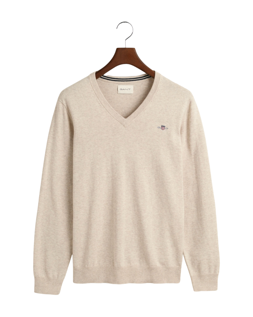 Pull en coton col en V homme élégant et confortable - Plusieurs coloris - Gant