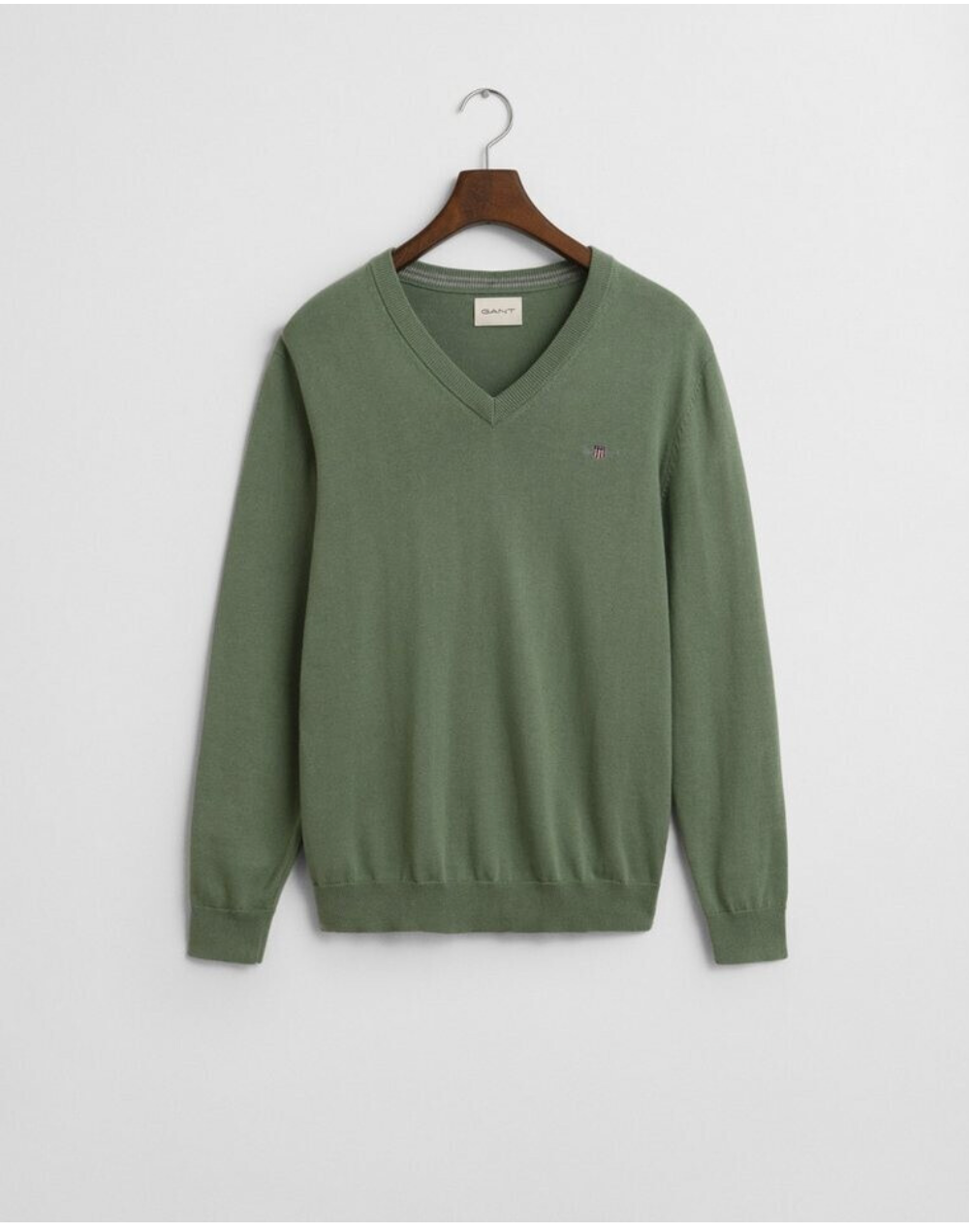 Pull en coton col en V homme élégant et confortable - Plusieurs coloris - Gant