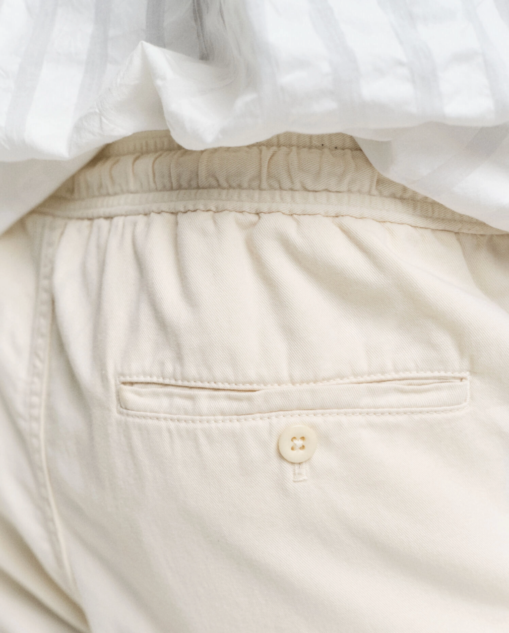 Short en coton doux casual homme – Taille élastique & cordon – Gant