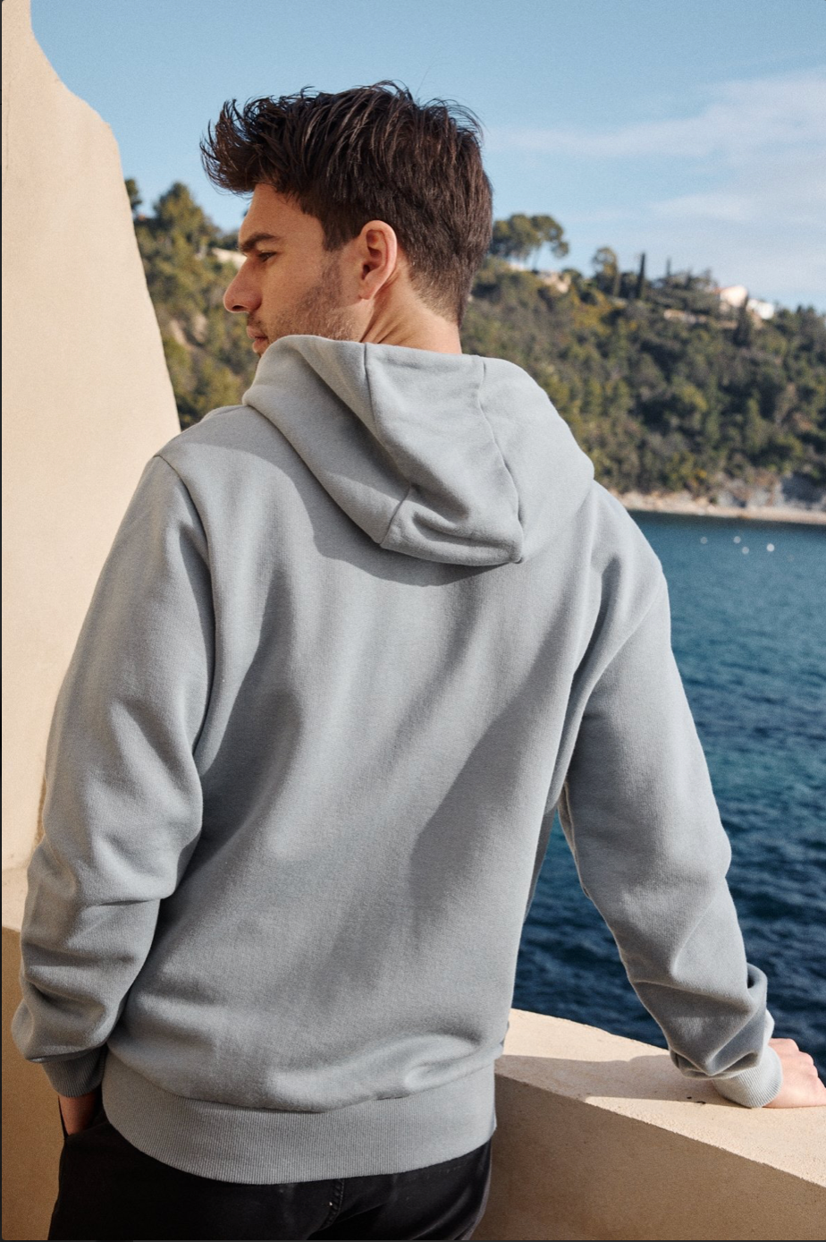 Sweat à capuche zippé TAO en coton doux – JAQK