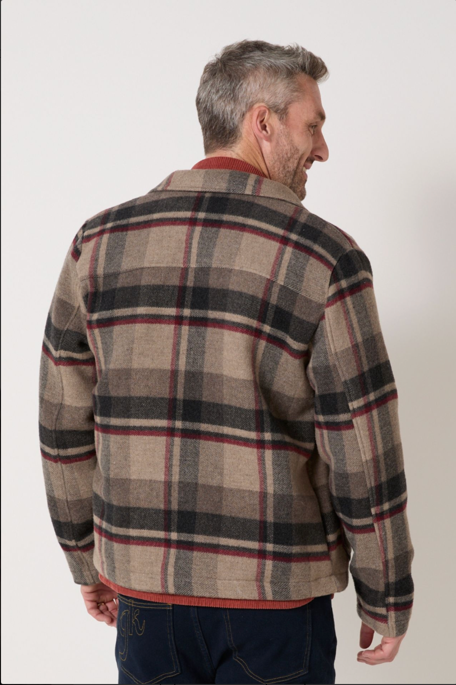 Veste en laine à carreaux homme style casual chic - JAQK