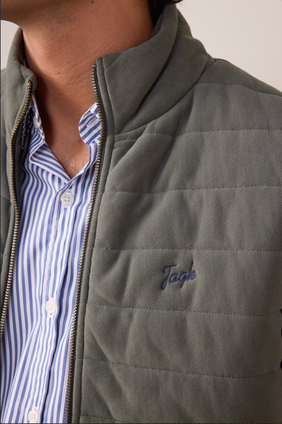 Veste matelassée sans manches AMIGOS en coton – Élégance casual homme - JAQK