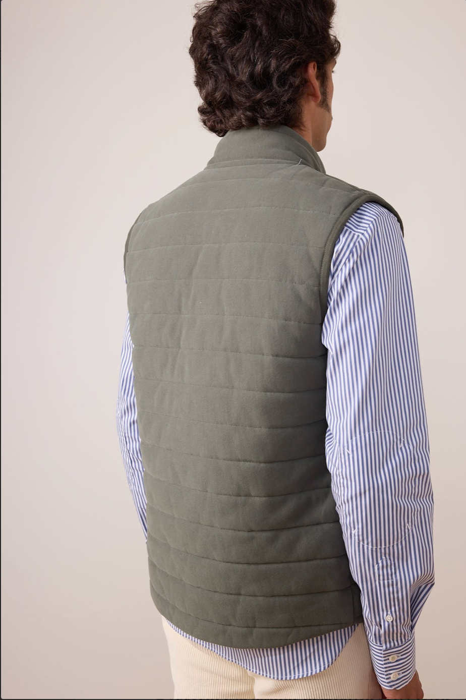 Veste matelassée sans manches AMIGOS en coton – Élégance casual homme - JAQK