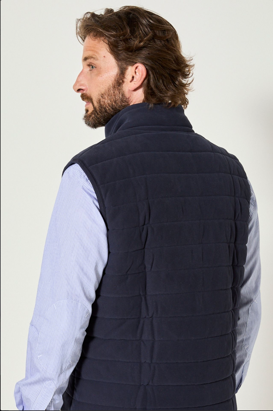 Veste matelassée sans manches AMIGOS en coton – Élégance casual homme - JAQK