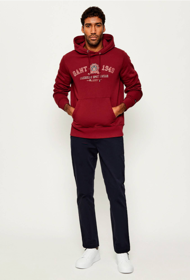 Chino homme bleu marine coupe élégante et confortable - Gant
