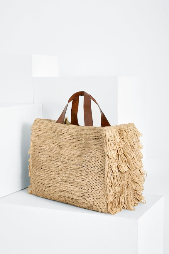 Sac en raphia ONJA fait main – Plusieurs coloris – IBELIV