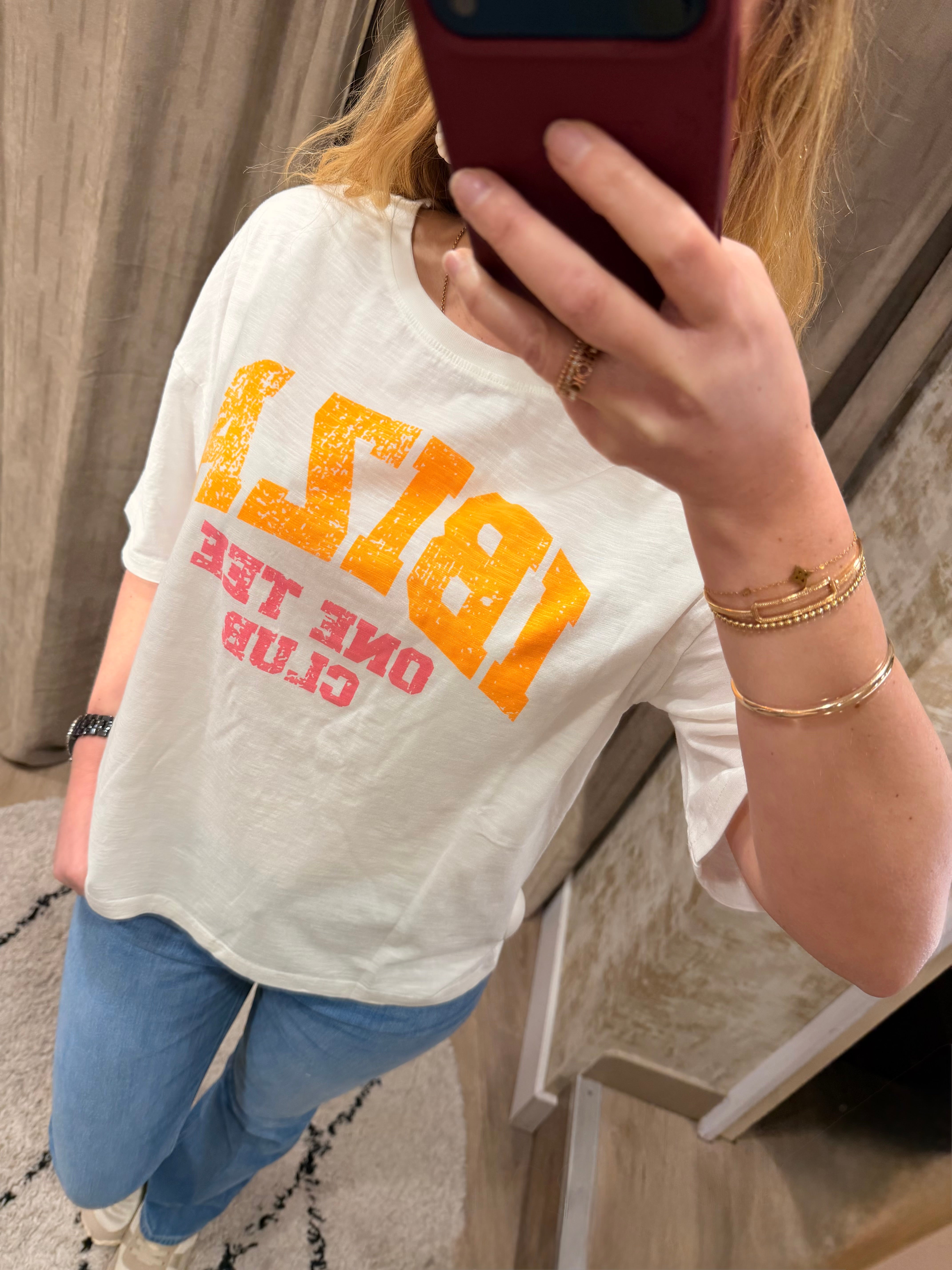 T-shirt oversize LUNA, NAYA ou ALBA en coton coupe Boyfriend - ONE TEE