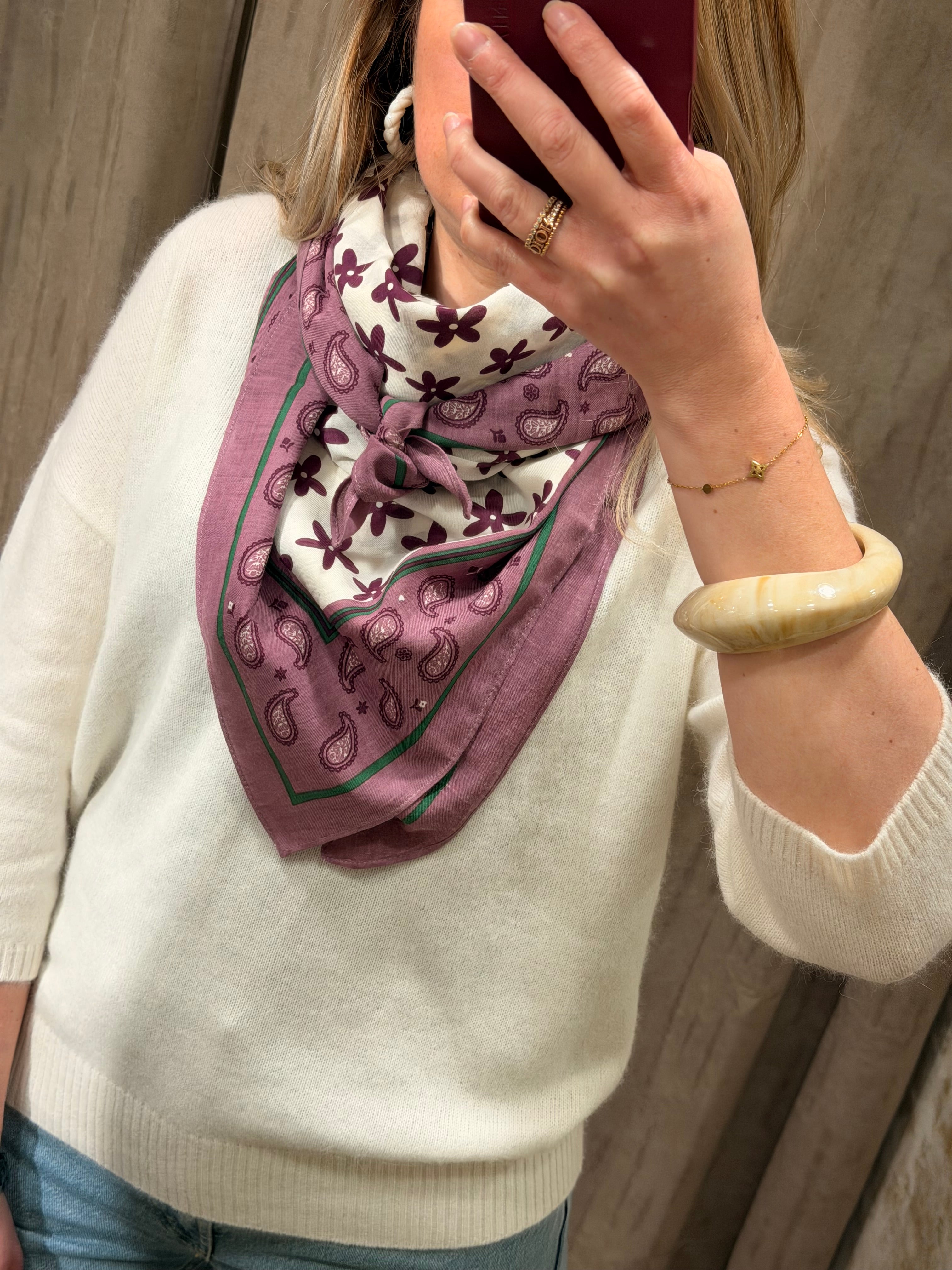 Foulard femme 100% coton bio - Billybelt