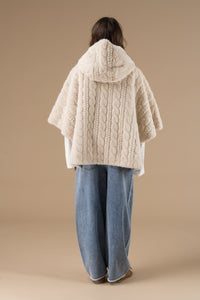 Manteau Fausse Fourrure Abella Femme Beige Adoré Paris - Chaud