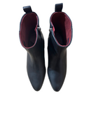 bottines tommy hilfiger low cowboy flat cuir