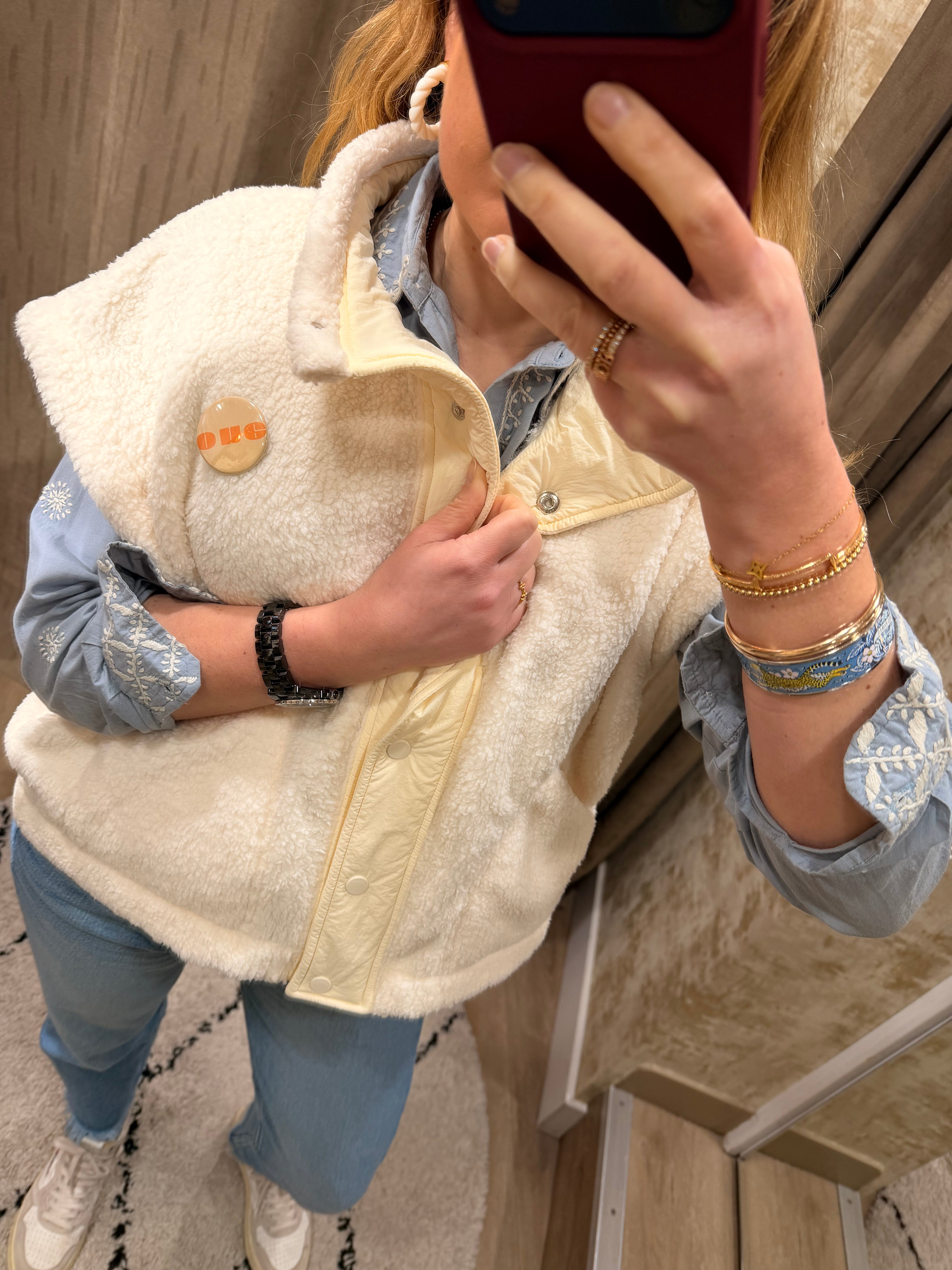 Veste sans manches polaire WILLOW col montant -  One tee