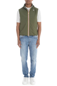 K-Way Valen – Doudoune Sans Manches Homme en Jersey Nylon Vert Cypress | Gilet Léger, Coupe-Vent, Déperlant
