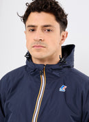 K-Way Le Vrai 3.0 Eiffel Warm Bleu Marine – Veste Imperméable Mixte, Coupe-Vent, Toutes Tailles