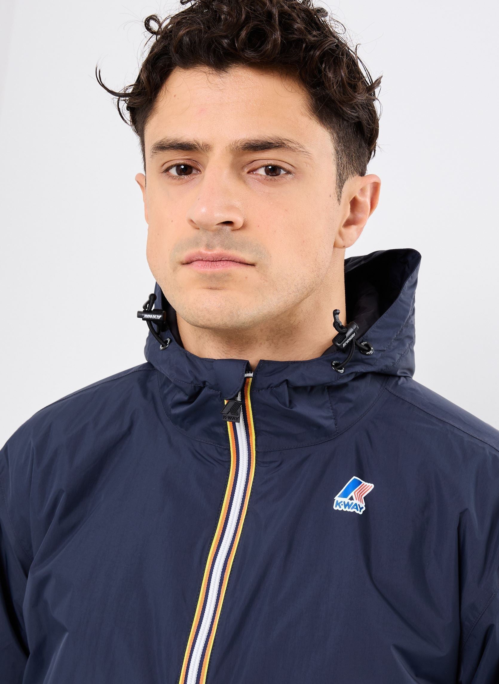 K-Way Le Vrai 3.0 Eiffel Warm Bleu Marine – Veste Imperméable Mixte, Coupe-Vent, Toutes Tailles