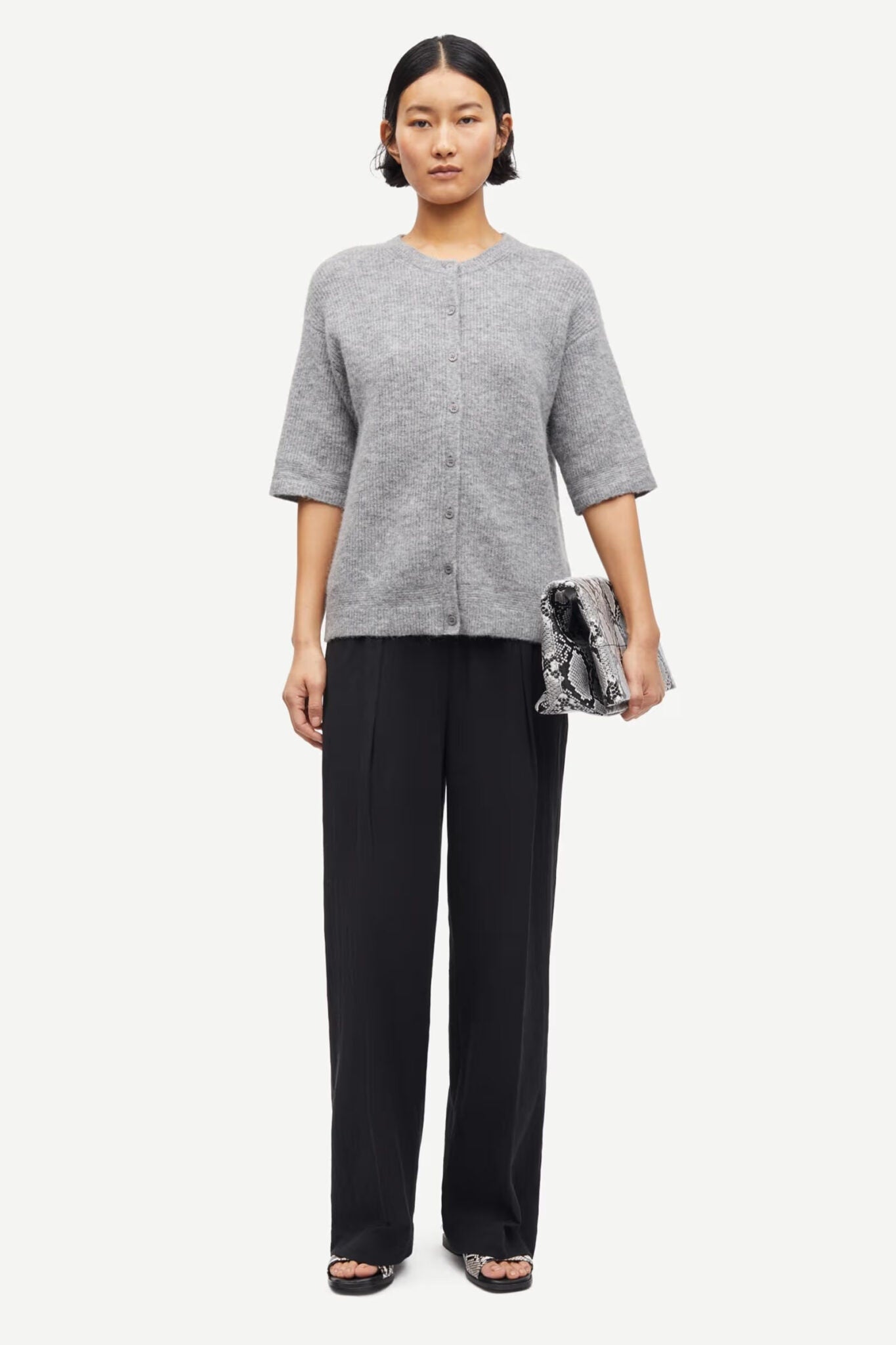 Pantalon Noir Sajulias Samsoe Samsoe Femme 
