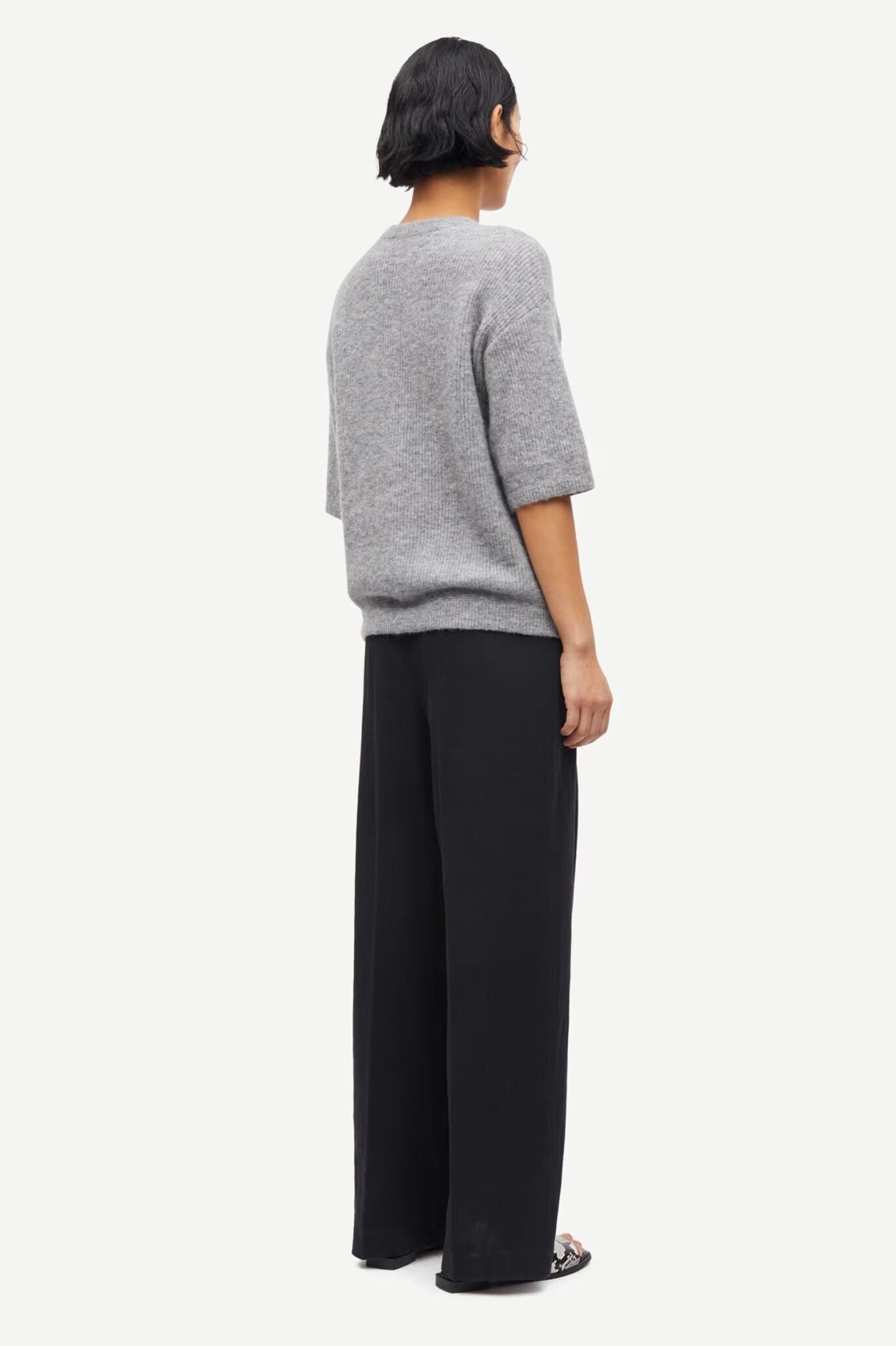 Pantalon Noir Sajulias Samsoe Samsoe Femme 