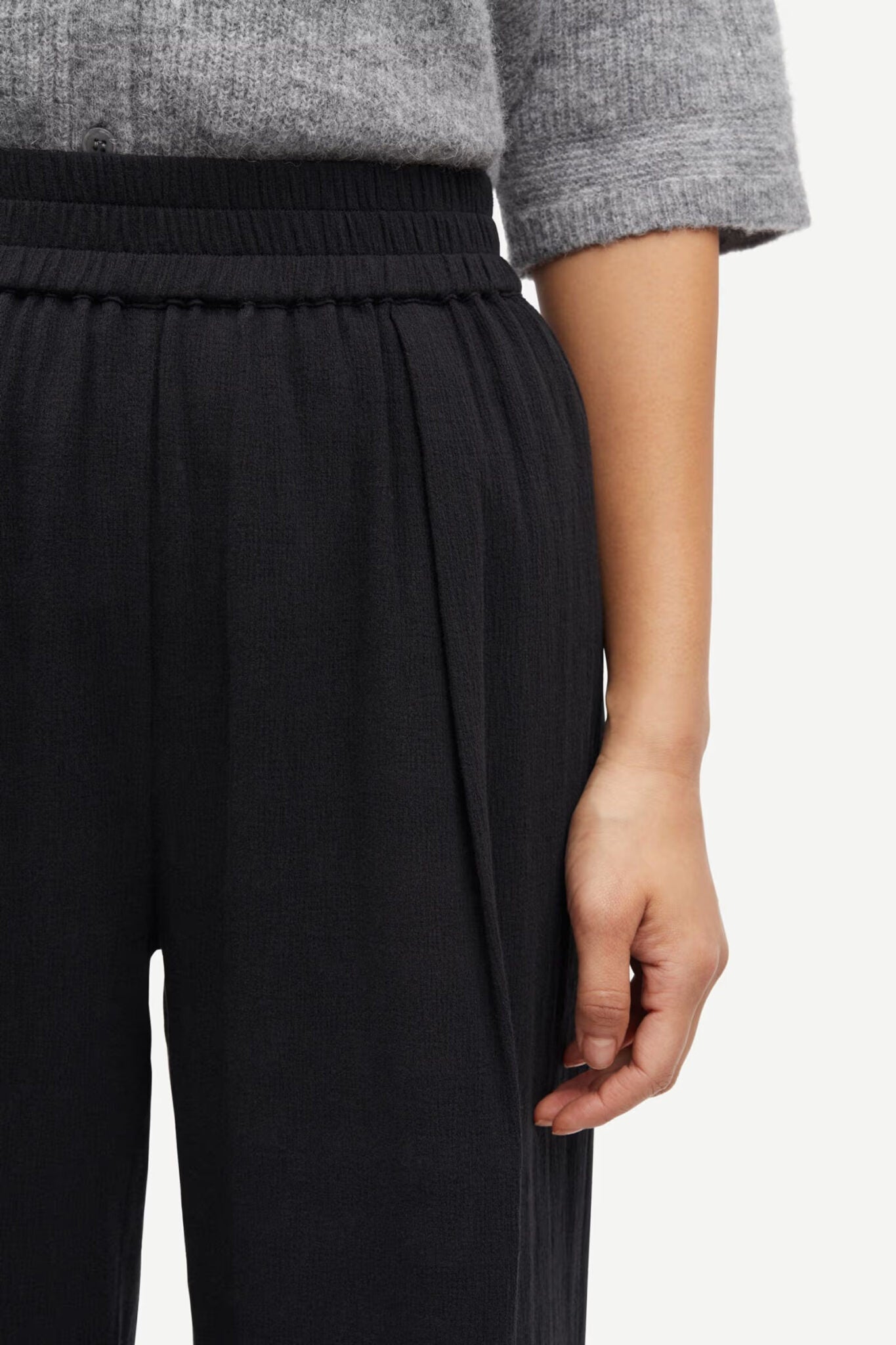 Pantalon Noir Sajulias Samsoe Samsoe Femme 