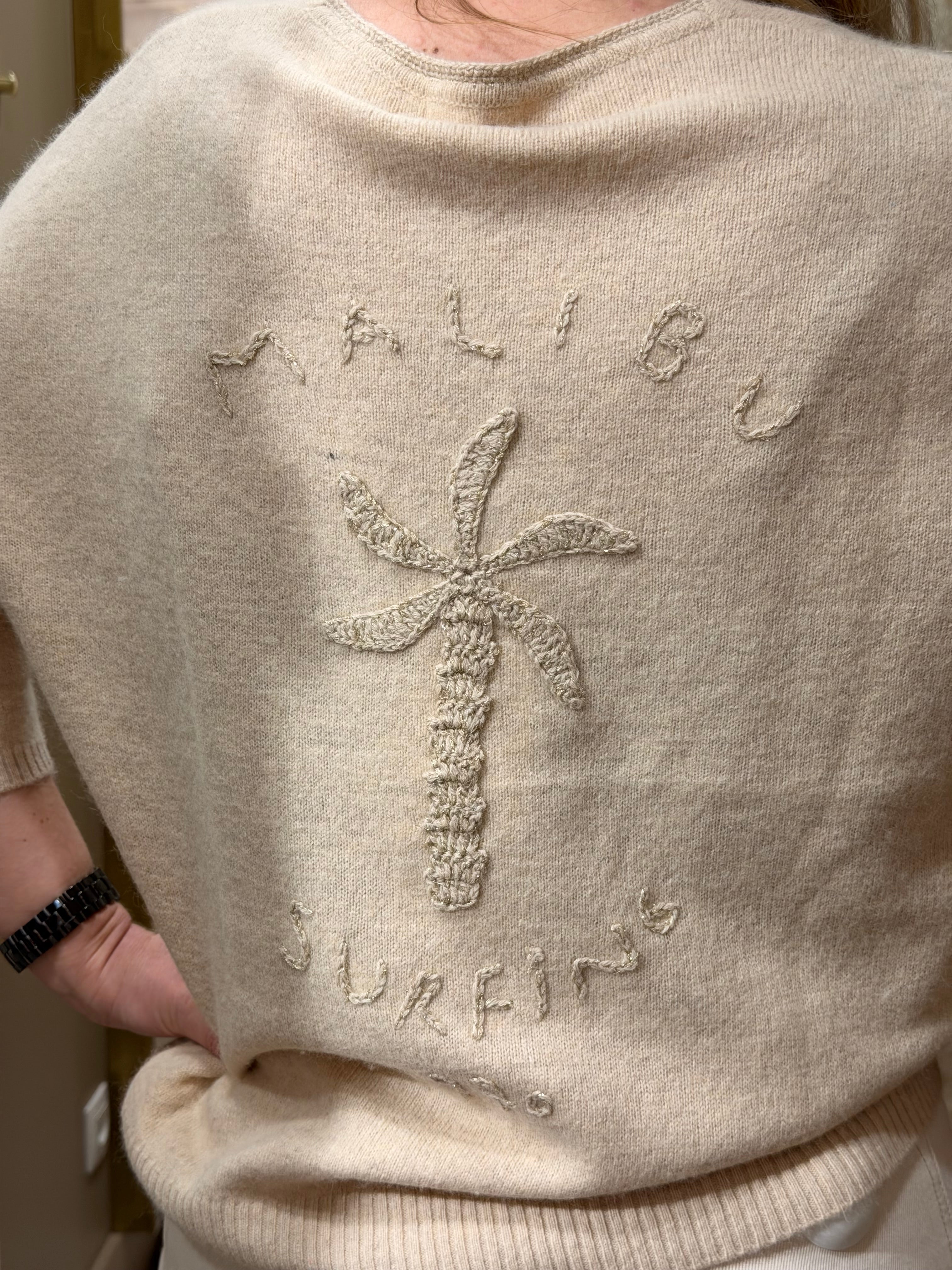Pull écru Miami B maille douce esprit solaire - Plusieurs coloris  – Ma Petite Capsule