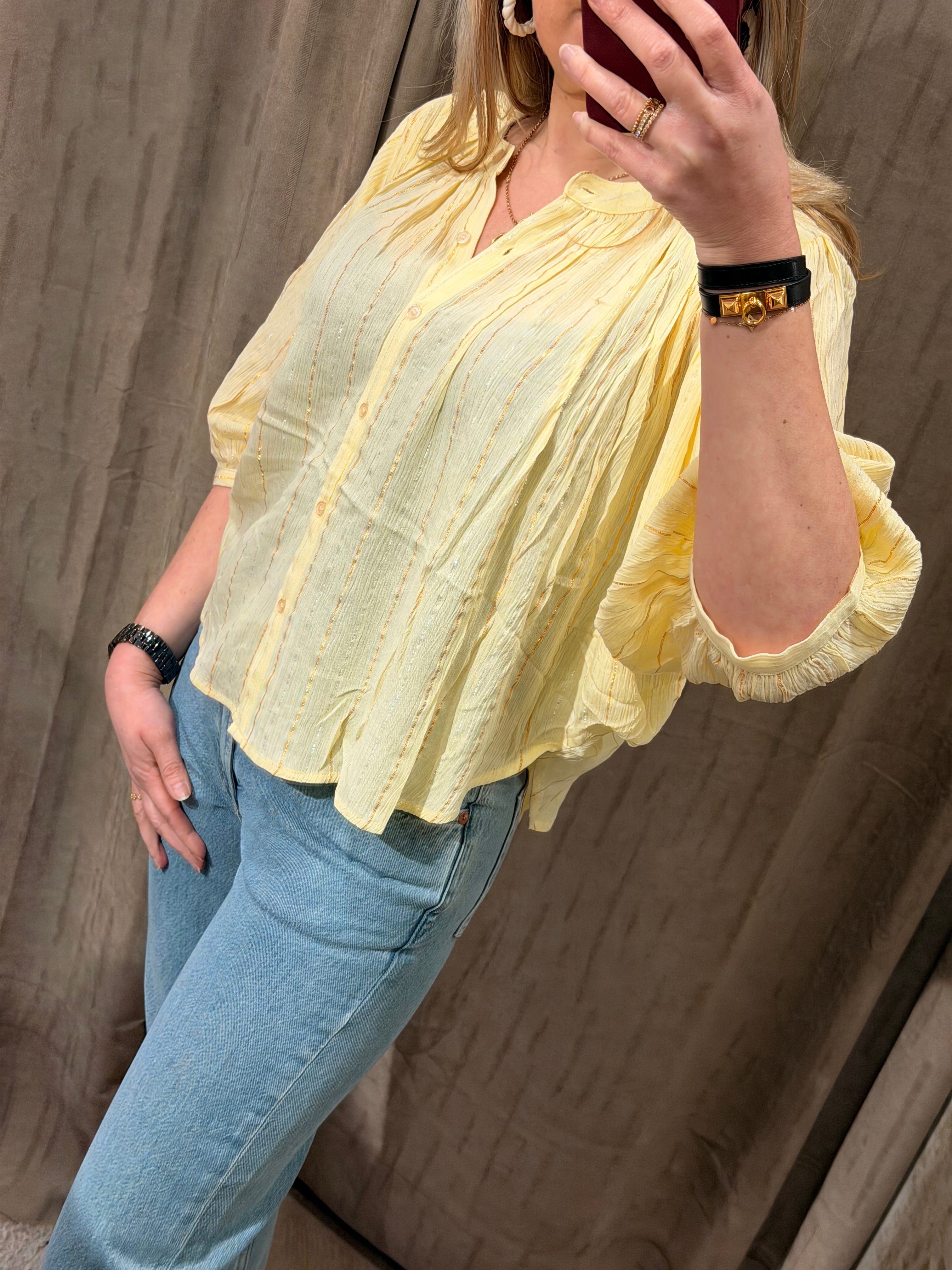 Blouse estivale à rayures légère et tendance – See u Soon