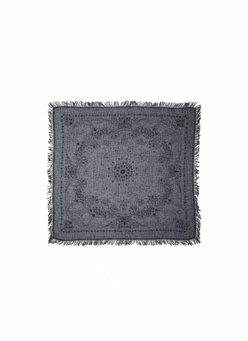 Foulard Bandana Lana Chat Carbone Adoré Paris 