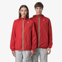 K-Way Le Vrai Claude 3.0 rouge - Blouson unisexe imperméable coupe-vent