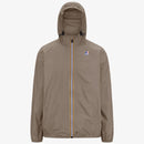 K-Way Le Vrai 3.0 Claude beige taupe - Blouson unisexe imperméable coupe-vent
