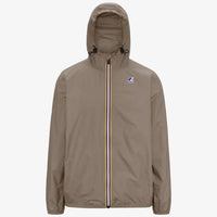 K-Way Le Vrai 3.0 Claude beige taupe - Blouson unisexe imperméable coupe-vent