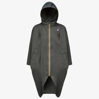 K-Way Le Vrai 3.0 Rennes - Cape imperméable unisexe Green Blackish