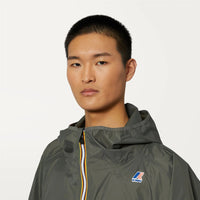 K-Way Le Vrai 3.0 Rennes - Cape imperméable unisexe Green Blackish