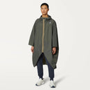 K-Way Le Vrai 3.0 Rennes - Cape imperméable unisexe Green Blackish